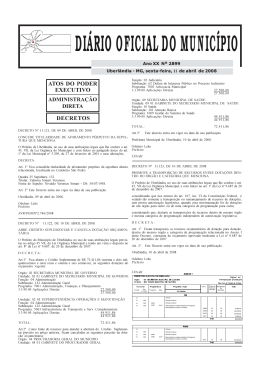 Edi&ccedil;&atilde;o 2899 - Portal da Prefeitura de Uberl&acirc;ndia