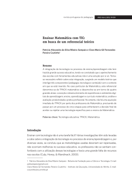 Ensinar Matem&aacute;tica com TIC