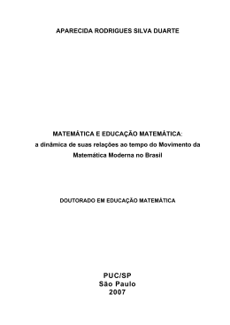 APARECIDA RODRIGUES SILVA DUARTE