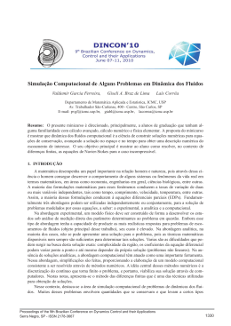 Short Courses Simula&ccedil;&atilde;o Computacional de Alguns Problemas em