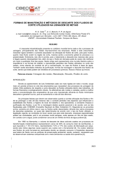 2823 FORMAS DE MANUTEN&Ccedil;&Atilde;O E M&Eacute;TODOS DE