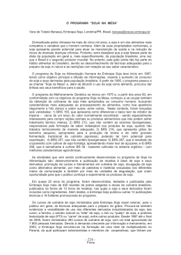 Foros O PROGRAMA &ldquo;SOJA NA MESA&rdquo; Vera de Toledo