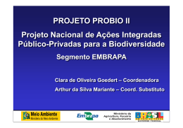 Embrapa - Minist&eacute;rio do Meio Ambiente