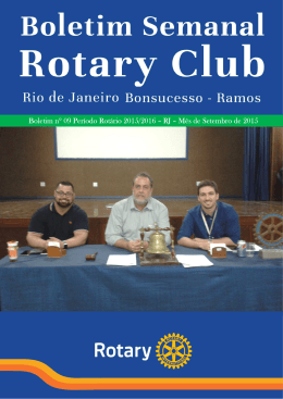 Boletim Nº 09 RCRJ Bonsucesso-Ramos