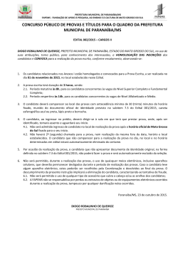 Edital PMP/FAPEMS 002/2015