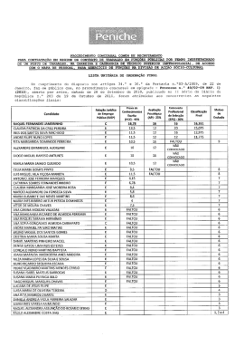 PROCEDIMENTO cONcURsAL OOMUM DE RECRUTAMENTO