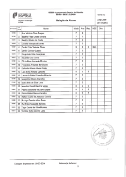 &ldquo;mm . 2014 r 2015 - Agrupamento de Escolas de Ribeir&atilde;o