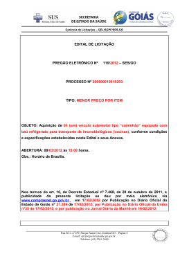 PREG&Atilde;O N&ordm; ____ /2004 - Sistema de Gerenciamento de Conte&uacute;do