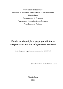 Estudo da disposi&ccedil;&atilde;o a pagar por efici&ecirc;ncia energ&eacute;tica