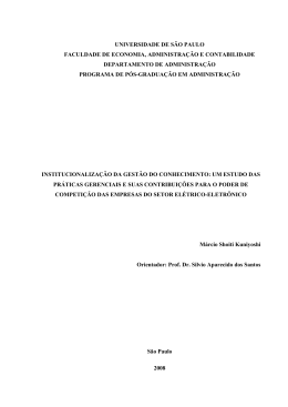 Institucionalizaci&oacute;n de la gesti&oacute;n del conocimiento: Un estudio de