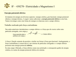 Energia Potencial El&eacute;trica