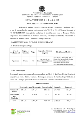 Araquari &ndash; Substituto - Editais