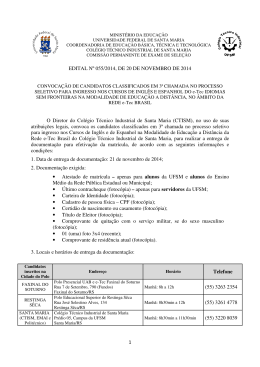 1 EDITAL N&ordm; 055/2014, DE 20 DE NOVEMBRO DE 2014 O Diretor