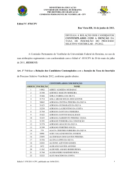 Edital N 078-11-Contemplados com a Isen&ccedil;&atilde;o-PI