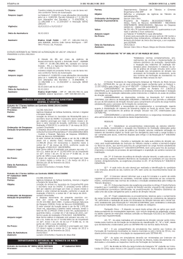 DI&Aacute;RIO OFICIAL n. 8.892 31 DE MAR&Ccedil;O DE 2015