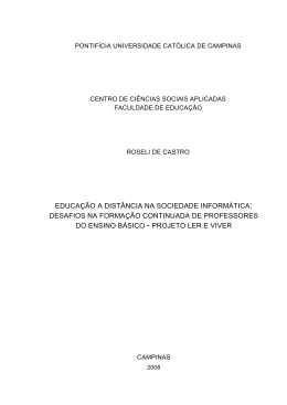 educação a distância na sociedade informática