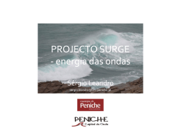 Energia das Ondas - C&acirc;mara Municipal de Peniche
