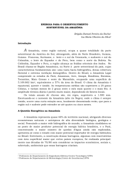 ENERGIA PARA O DESENVOLVIMENTO SUSTENT&Aacute;VEL DA
