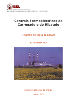 Centrais Termoeléctricas do Carregado e do Ribatejo