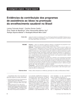 Evid&ecirc;ncias da contribui&ccedil;&atilde;o dos programas de assist&ecirc;ncia