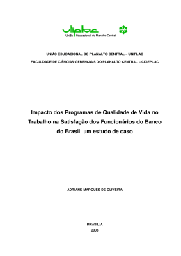 Impacto dos Programas de Qualidade de Vida no Trabalho na