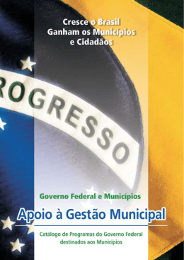 Catálogo de Programas do Governo Federal destinado aos