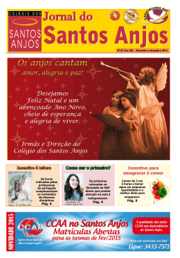 Edi&ccedil;&atilde;o de Novembro a Dezembro