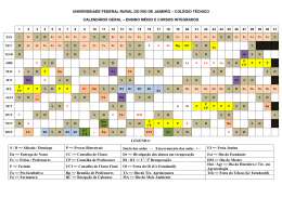 Calendário Escolar 2015