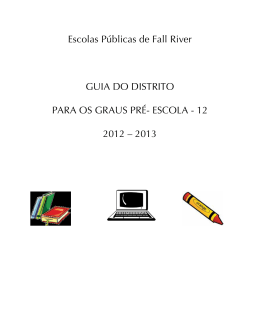 ESCOLA - 12 2012 &ndash; 2013 - Fall River Public Schools