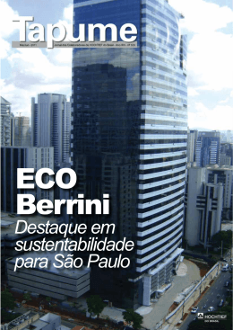 Destaque em sustentabilidade para São Paulo
