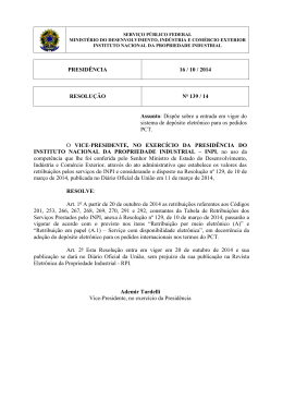 Resolução PR nº 139, de 16/10/2014