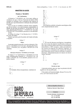 810-(2) MINISTÉRIO DA SAÚDE I SÉRIE