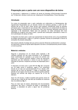 Estudo sobre a prepara&ccedil;&atilde;o para o parto com um novo - EPI-NO