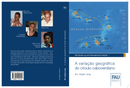 A variação geográfica do crioulo caboverdiano