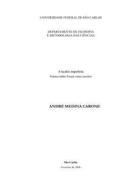 andré medina carone - UFSCar - Universidade Federal de São Carlos