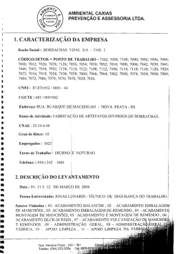 BORRACHAS VIPAL LTDA – 2004 – fábrica I ruído cont