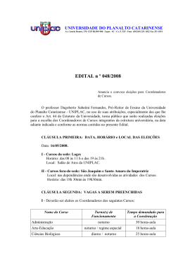 EDITAL n &ordm; 048/2008
