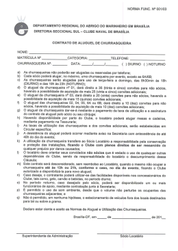 NORMA FUNC. N° 001/03 - Clube Naval de Brasília
