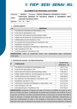 julgamento - Sistema FIEP
