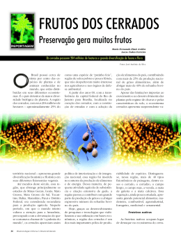 FRUTOS DOS CERRADOS
