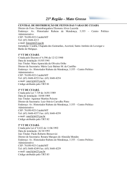 23&ordf; Regi&atilde;o - Mato Grosso