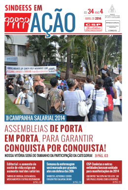 aSSeMbleiaS DE PORTA EM PORTA, Para GaranTir CONQUISTA