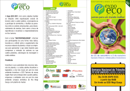 Folder Expo Eco - Blog do Ulisses Girardi