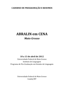 Programa - Abralin