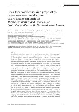Densidade microvascular e progn&oacute;stico de tumores neuro