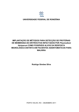 Implanta&ccedil;&atilde;o de m&eacute;todos para detec&ccedil;&atilde;o de prote&iacute;nas