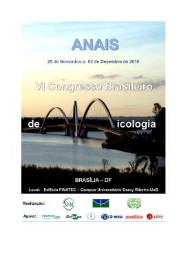 Anais do Congresso - Sociedade Brasileira de Fitopatologia