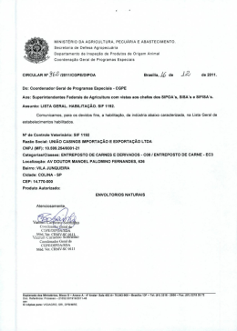 Lista Geral - Habilitação