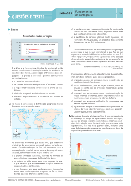 Quest&otilde;es e Testes Fundamentos de Cartografia