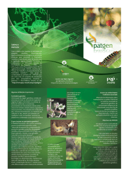 id&aacute;ticas que envolvam o Patrim&ocirc;nio Gen&eacute;tico. e que devem estar de